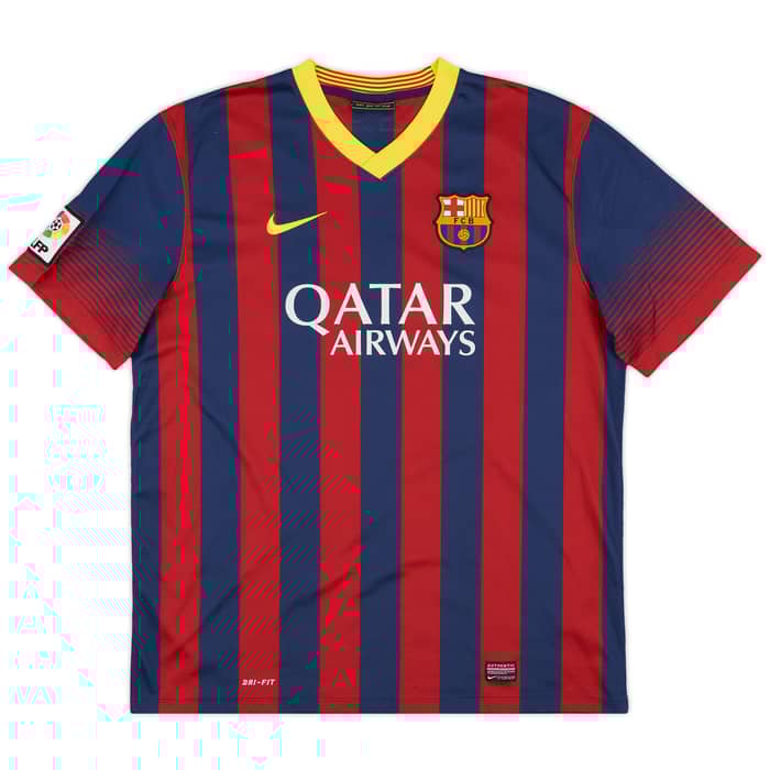 2013-14 Barcelona Home Shirt Messi #10 - 5/10 - (XL)