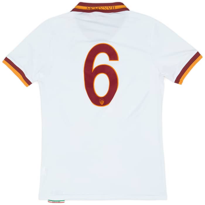 2013-14 Roma Away Shirt #6 - 8/10 - (M)