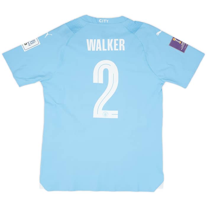 2023-24 Manchester City Match Issue Club World Cup Home Shirt Walker #2