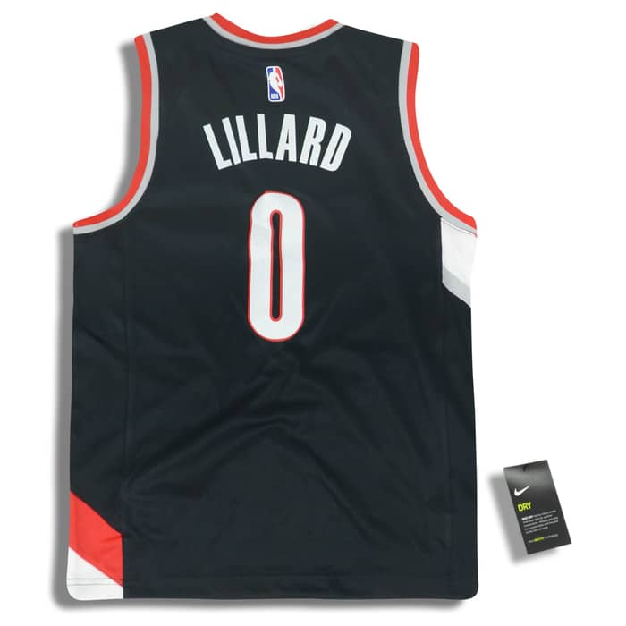 2018-19 Portland Trail Blazers Lillard #0 Nike Swingman Jersey (Away) Y - W/Tags