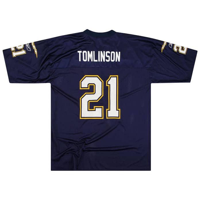 2005-06 San Diego Chargers Tomlinson #21 Reebok Replica Jersey (Home) XL