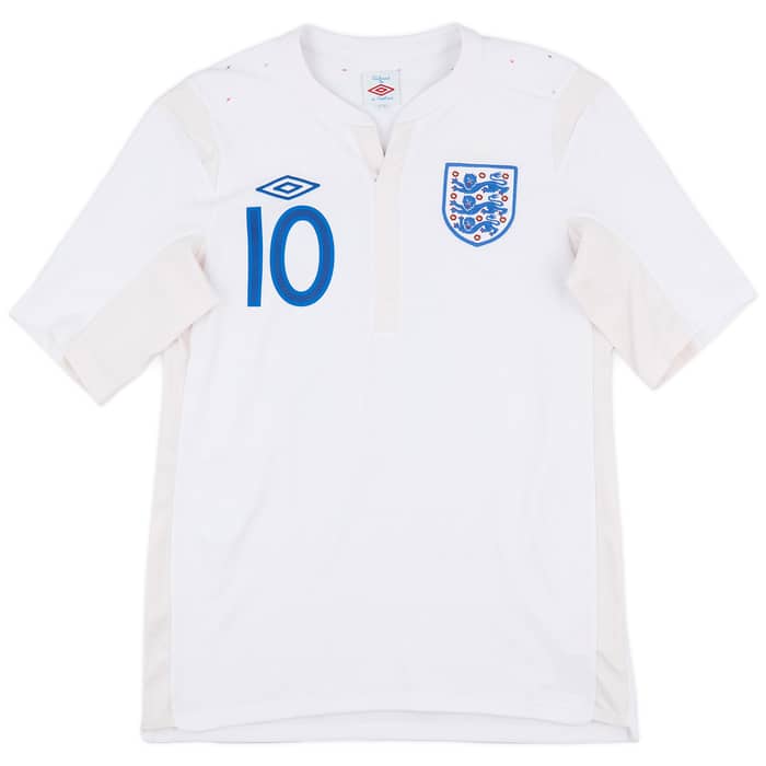 2010-11 England Home Shirt Rooney #10 - 9/10 - (S)