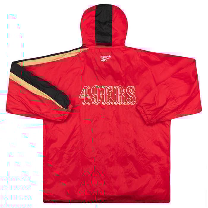 1990s San Francisco 49ers Reebok Rain Jacket XL