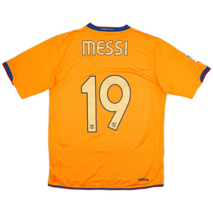2006-08 Barcelona Away Shirt Messi #19 - 8/10 - (M)