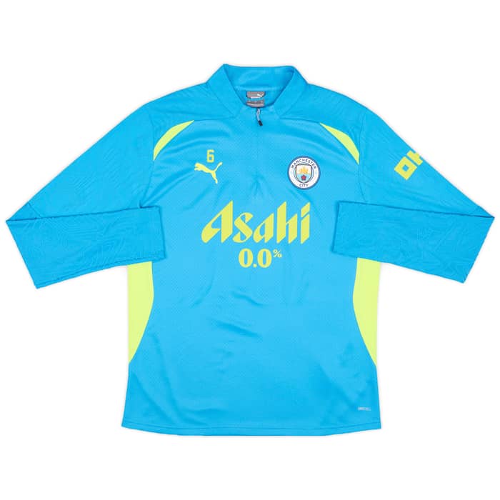 2024-25 Manchester City Player Issue 1/4 Zip Training Top # - 7/10