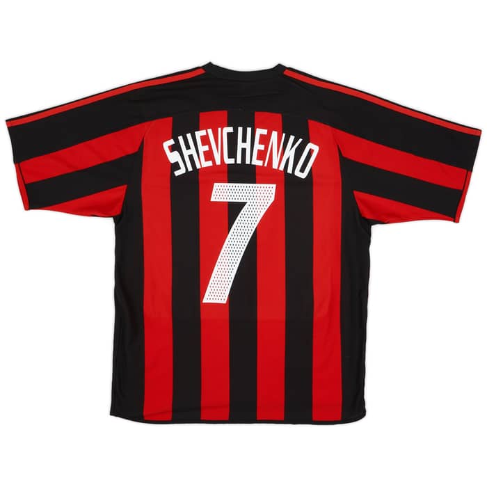2003-04 AC Milan Player Issue Home Shirt Shevchenko #7 - 6/10 - (M)