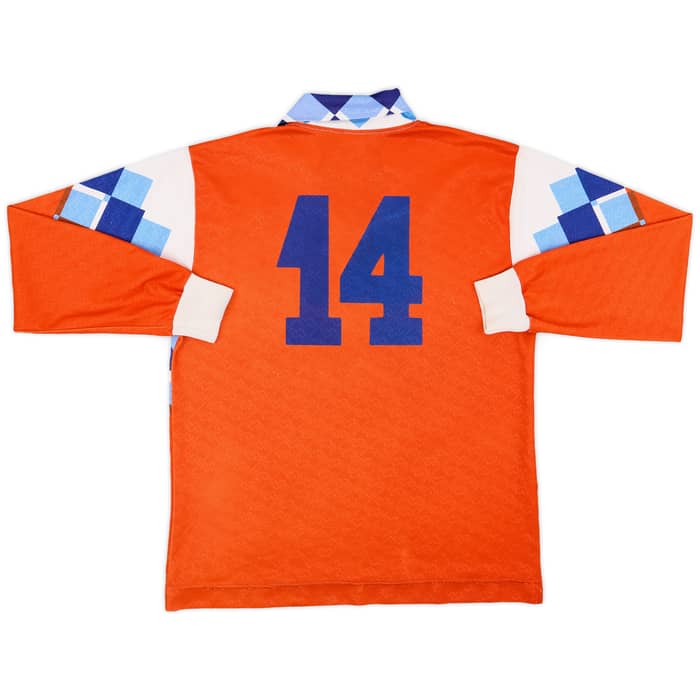 1992-93 Pescara Match Issue Third L/S Shirt #14