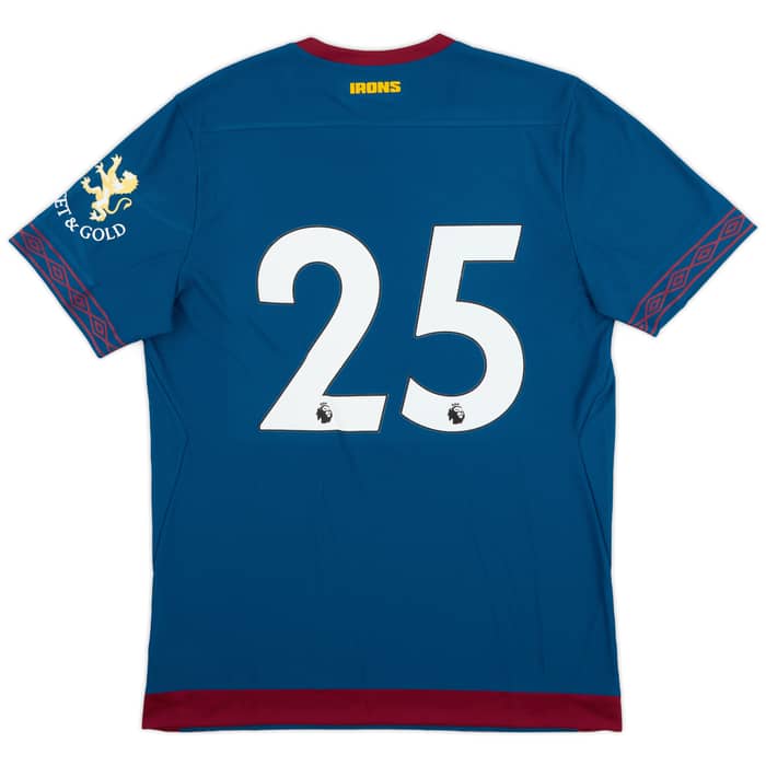 2018-19 West Ham Match Issue Away Shirt #25 (Balbuena)