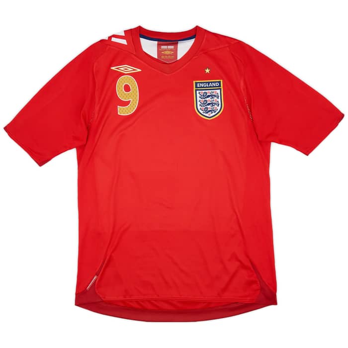 2006-08 England Away Shirt Rooney #9 - 9/10 - (M)