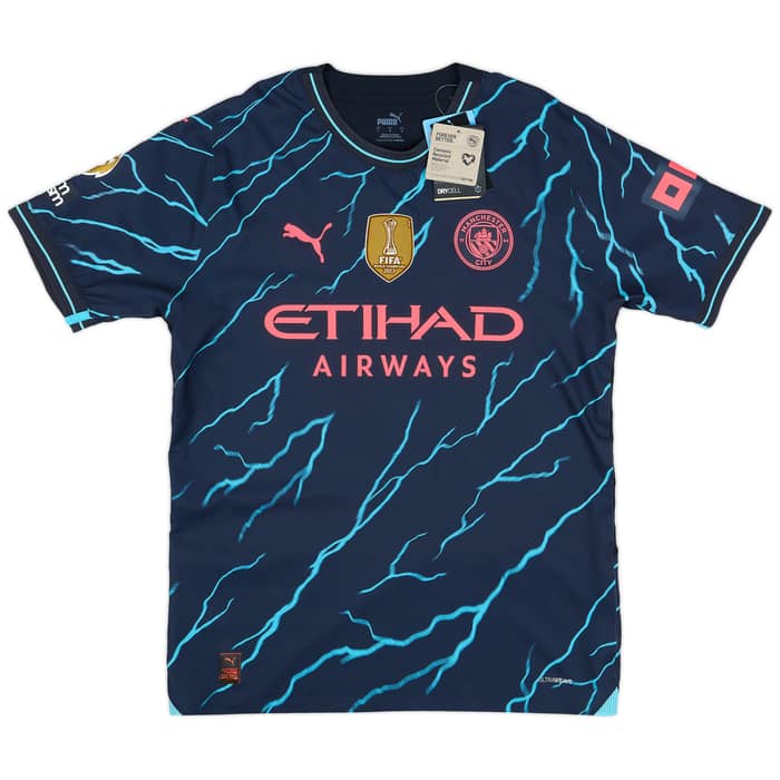 2023-24 Manchester City Player Issue Third Shirt Haaland #9
