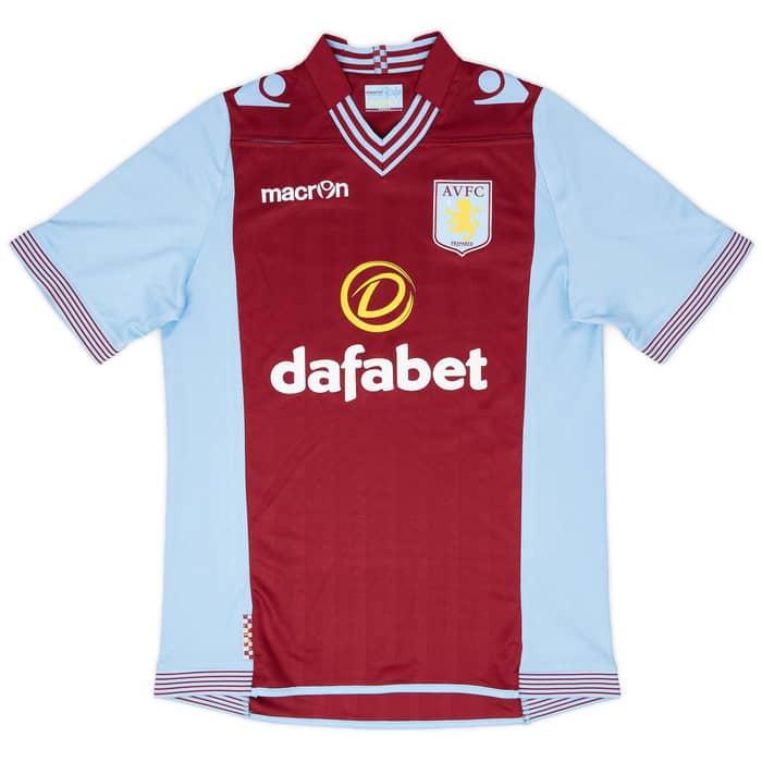 2013-14 Aston Villa Home Shirt Grealish #40 - 7/10 - (S)