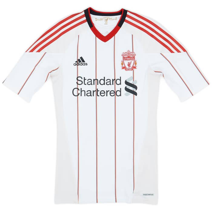 2010-11 Liverpool Player Issue Tech Fit Away Shirt Gerrard #8 - 7/10 - (M)