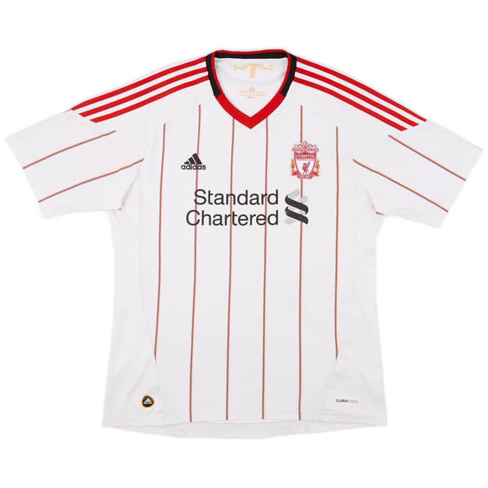 2010-11 Liverpool Away Shirt Gerrard #8 - 6/10 - (L)