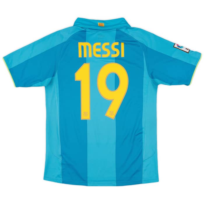 2007-09 Barcelona Away Shirt Messi #19 - 5/10 - (S)