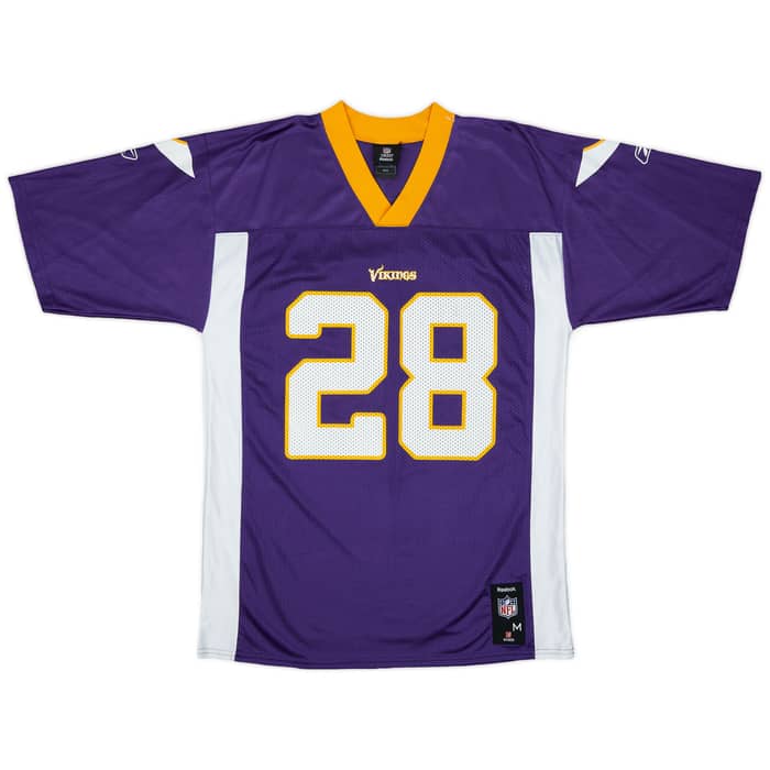 2008-11 Minnesota Vikings Peterson #28 Reebok Replica Home Jersey - 8/10 - (M)