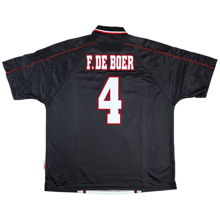 1998-99 Ajax Away Shirt F.De Boer #4 - 9/10 - (XXL)
