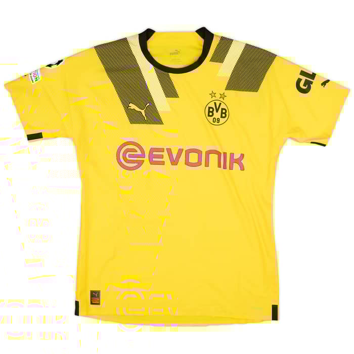 2022-23 Dortmund Match Issue Champions League Home Shirt Adeyemi #27