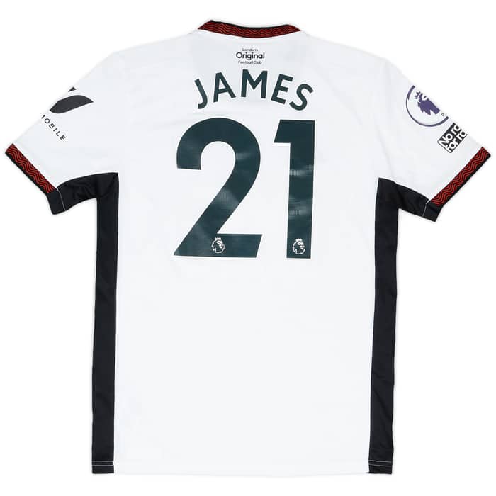 2022-23 Fulham Match Issue Home Shirt James #21