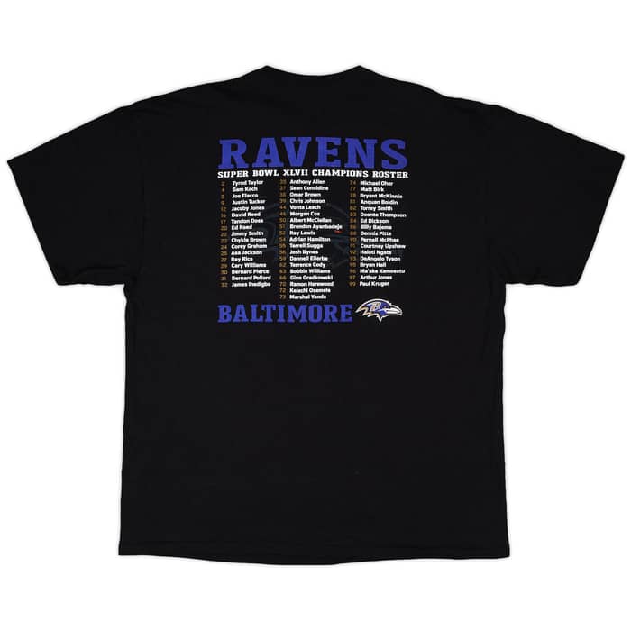 2013 Baltimore Ravens Super Bowl XLVII Champions NFL Tee - 9/10 - (XXL)
