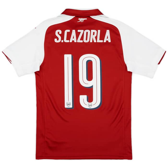 2017-18 Arsenal Home Shirt S.Cazorla #19 (XS)
