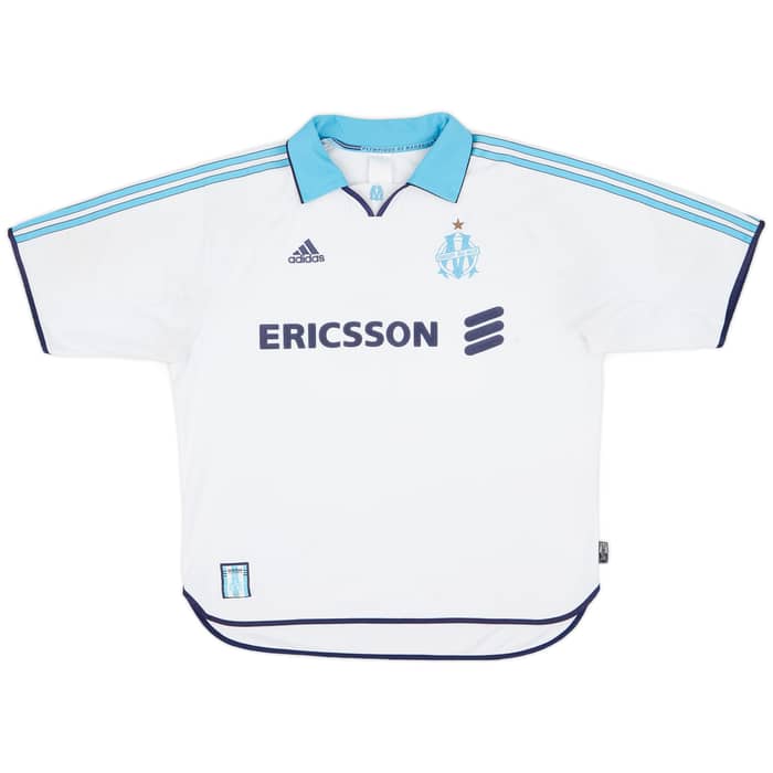 1999-00 Olympique Marseille Home Shirt Gallas #23 - 7/10 - (XL)