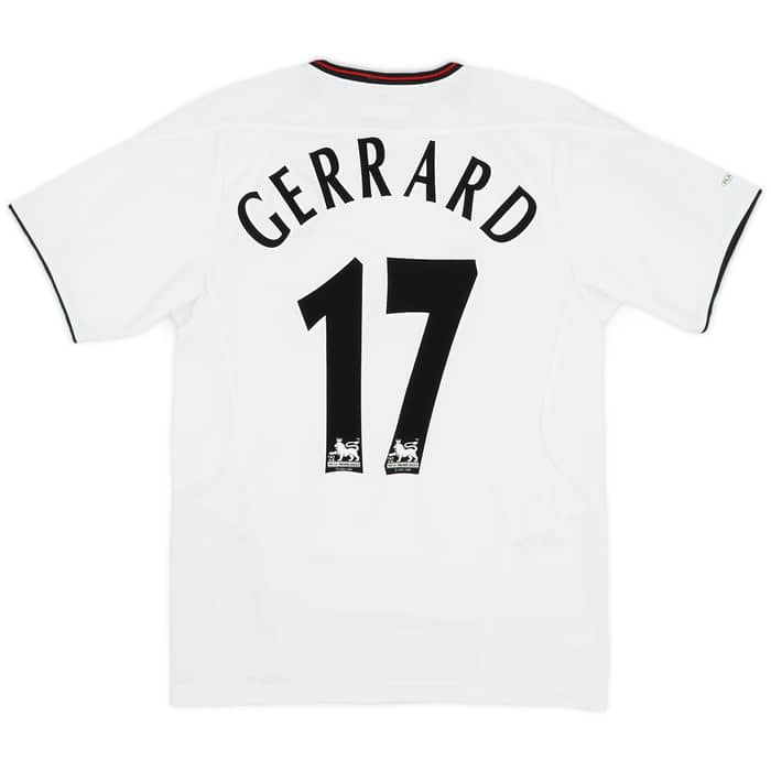 2003-04 Liverpool Away Shirt Gerrard #17 - 9/10 - (S)