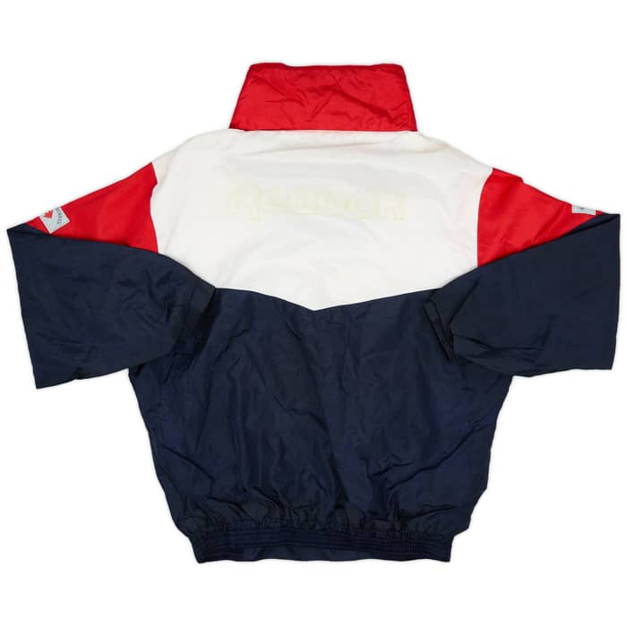 1990-91 Bolton Matchwinner 1/4 Zip Padded Bench Coat - 7/10 - (L)