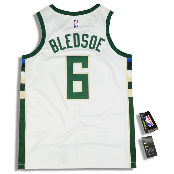 2018-19 Milwaukee Bucks Bledsoe #6 Nike Swingman Jersey (Home) M - W/Tags