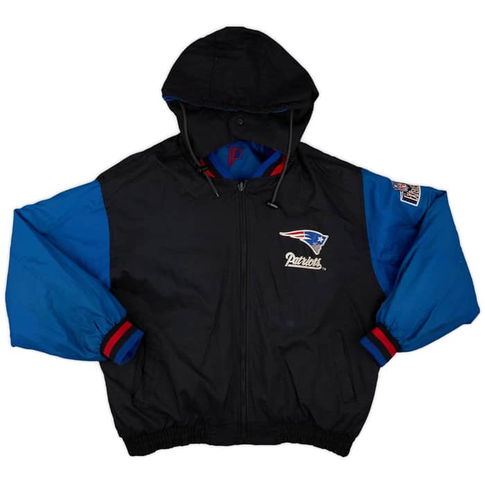 1990s New England Patriots Pro Player Reversible Rain Coat - 5/10 - (XL)