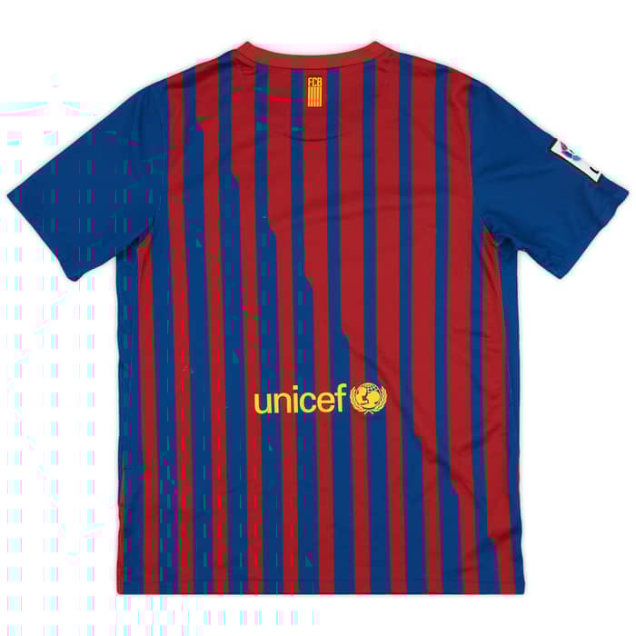 2011-12 Barcelona Home Shirt - 8/10 - (XL.Boys)