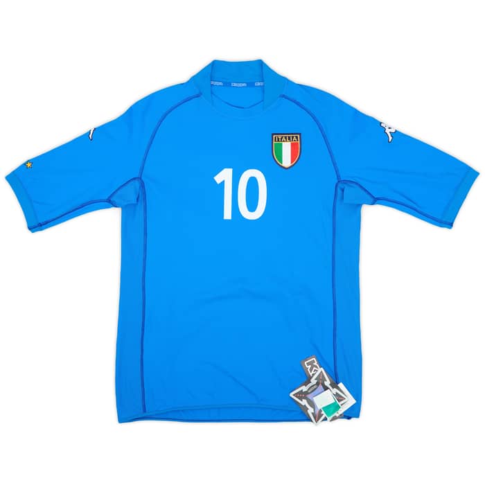2002 Italy Home Shirt Totti #10 (XL)