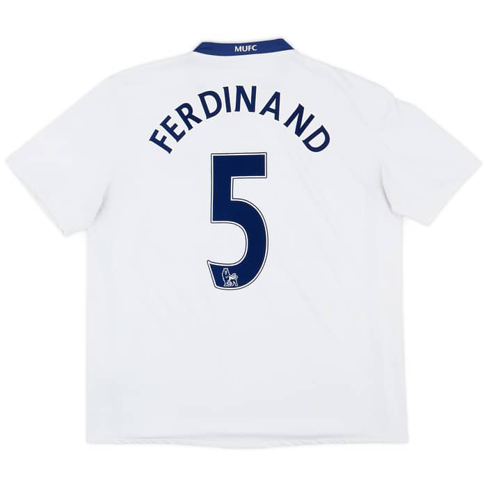 2008-10 Manchester United Away Shirt Ferdinand #5 - 5/10 - (XL)