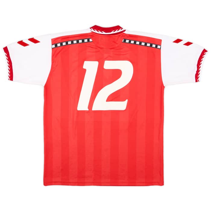 1996-98 Denmark Match Issue Home Shirt #12