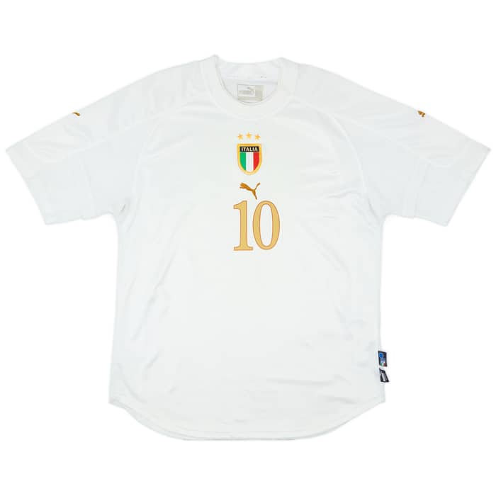 2004-06 Italy Away Shirt Totti #10 - 8/10 - (L)