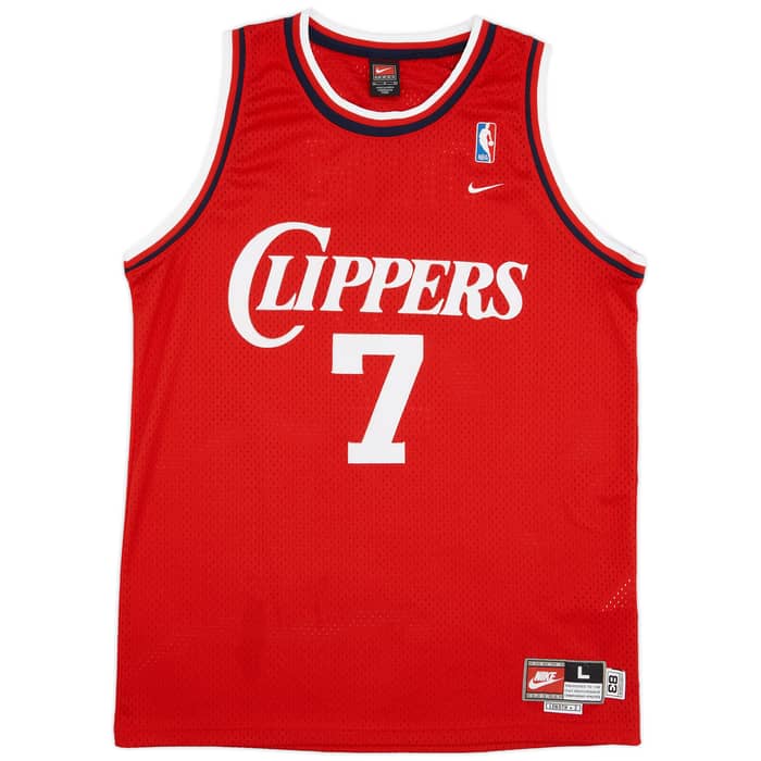 1983-84 San Diego Clippers Odom #7 Nike Rewind Swingman Jersey - 8/10 - (L)