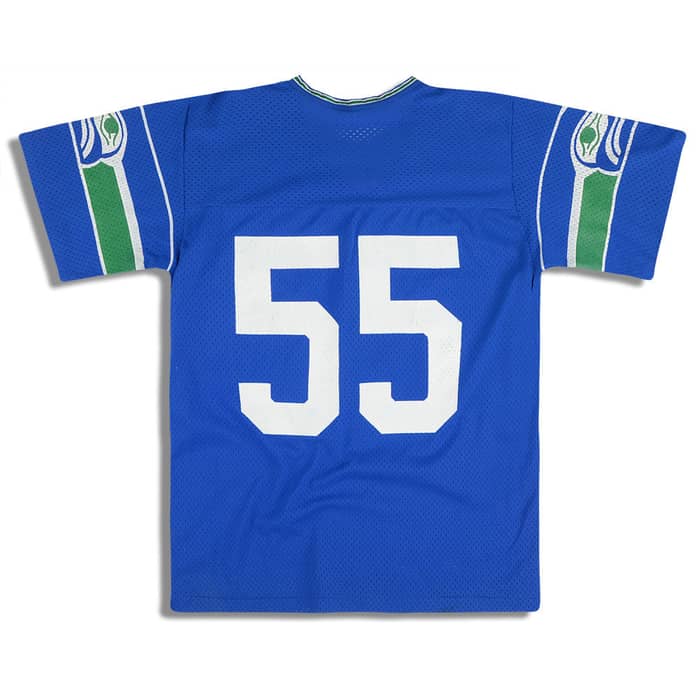 1987-89 Seattle Seahawks Bosworth #55 Rawlings Jersey (Home) M