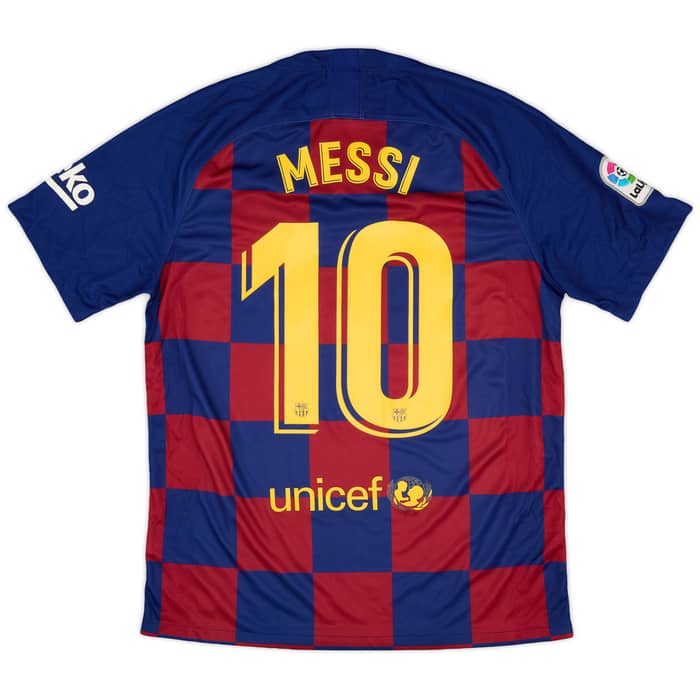 2019-20 Barcelona Home Shirt Messi #10 - 5/10 - (L)