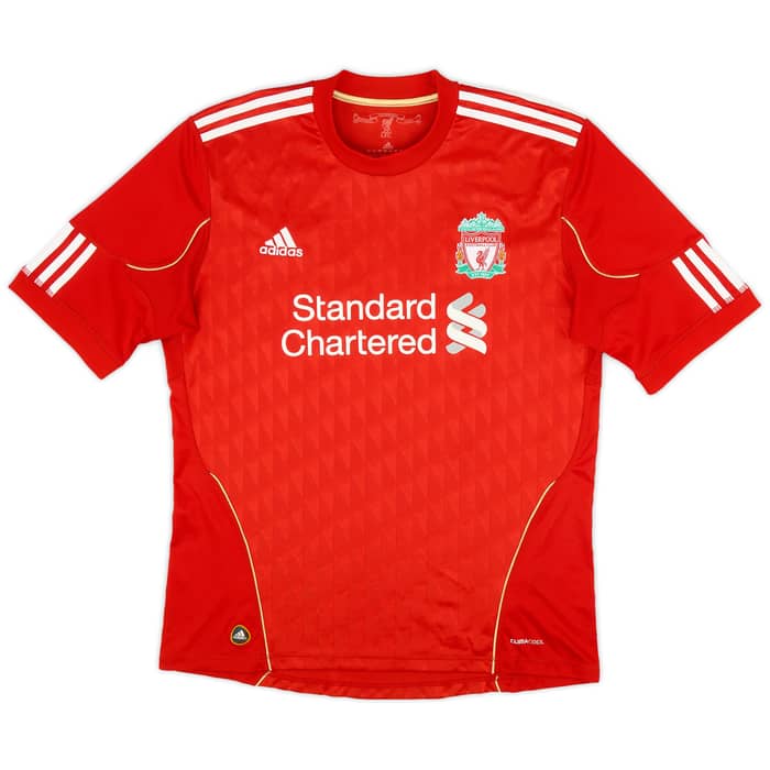 2010-12 Liverpool Home Shirt Kelly #34 - 8/10 - (L)