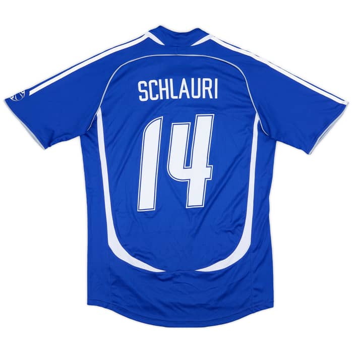 2006-07 Concordia Basel Authentic Home Shirt Schlauri #14 - 10/10 - (M)