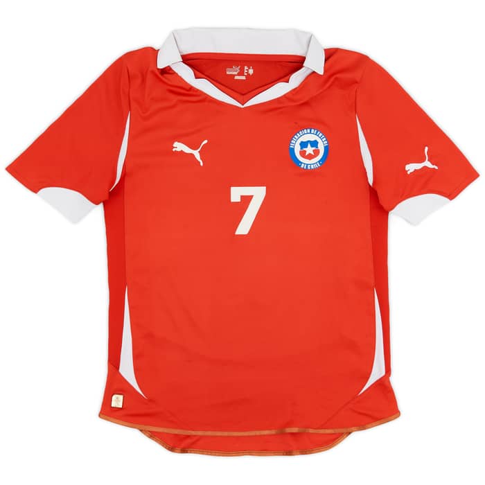 2011-12 Chile Home Shirt Sanchez #7 - 5/10 - (S)