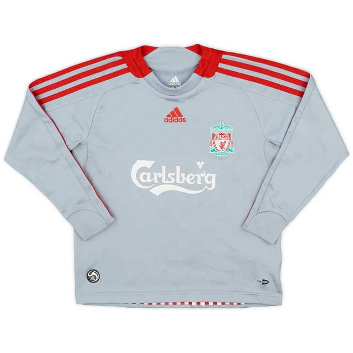 2008-09 Liverpool Away L/S Shirt Torres #9 - 7/10 - (S.Boys)