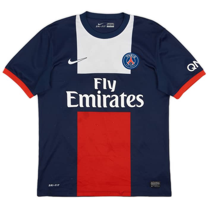 2013-14 Paris Saint-Germain Home Shirt Beckham #32 - 6/10 - (M)