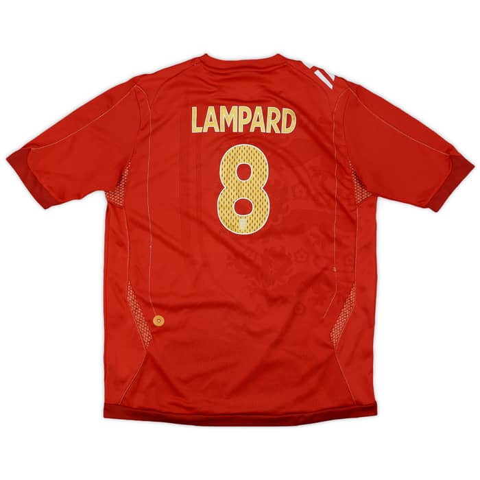 2006-08 England Away Shirt Lampard #8 - 8/10 - (XL.Boys)