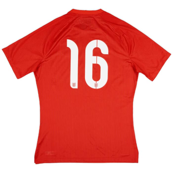 2014-15 England Authentic Away Shirt #16 (L)