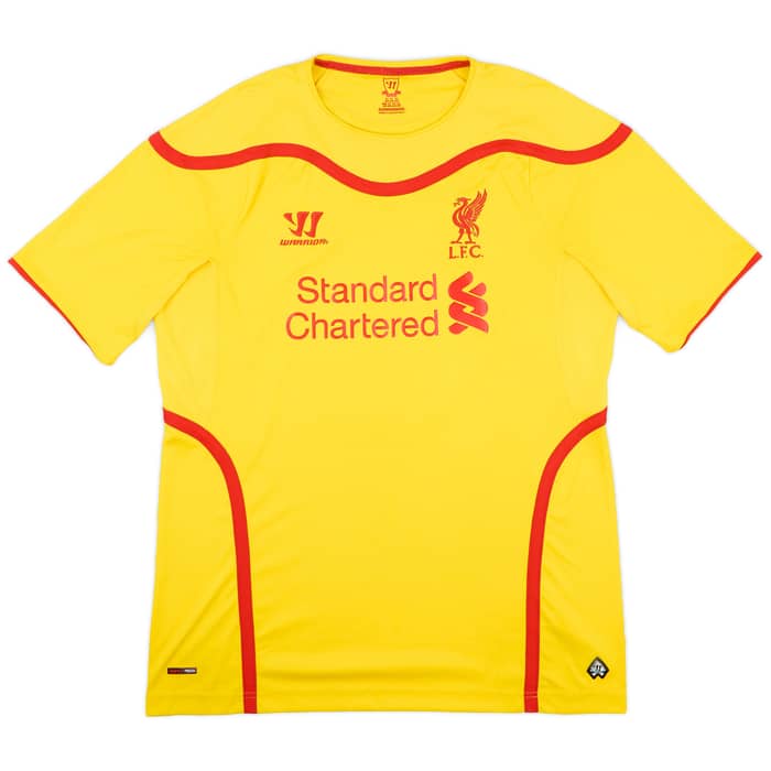2014-15 Liverpool Away Shirt Gerrard #8 - 7/10 - (XL)