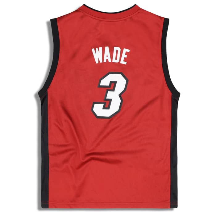 2003-06 Miami Heat Wade #3 Reebok Jersey (Alternate) Y