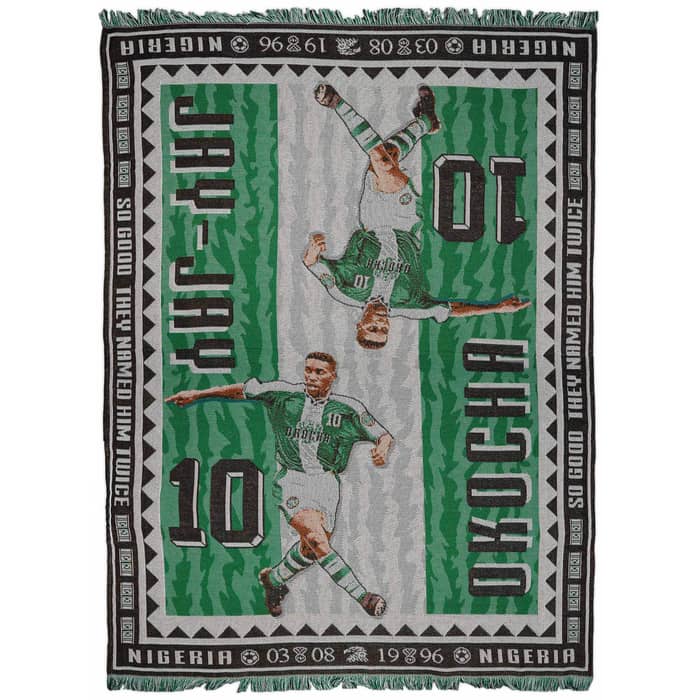 Jay-Jay Okocha Nigeria Tapestry Rug