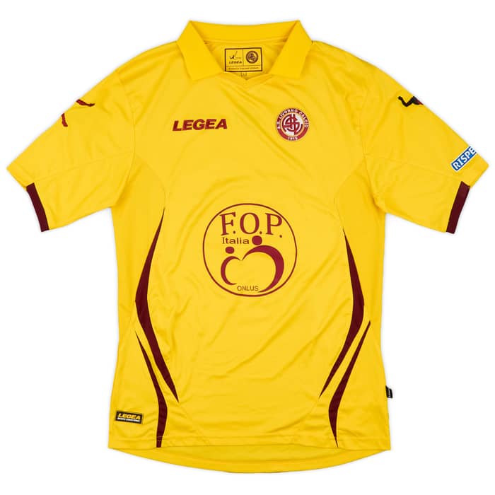 2014-15 Livorno Match Worn Third Shirt Ceccherini #17
