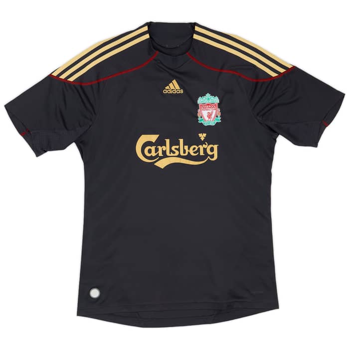 2009-10 Liverpool Away Shirt Gerrard #8 - 6/10 - (L)