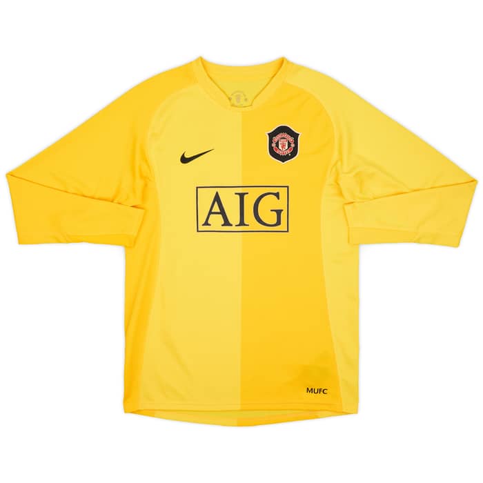 2006-07 Manchester United GK Shirt Van Der Sar #1 - 7/10 - (L.Boys)